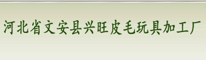 河北省文安县兴旺皮毛玩具加工厂