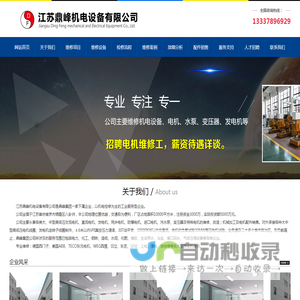 专业高压,直流,大型电机维修